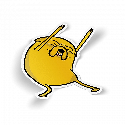 Стикер Adventure Time: Jake the dog