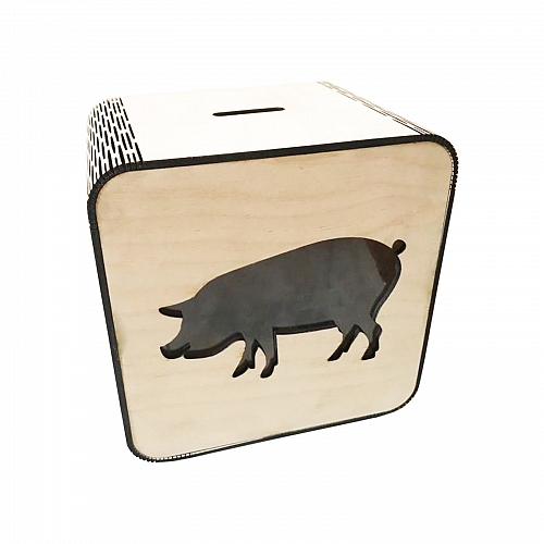 Деревянная копилка