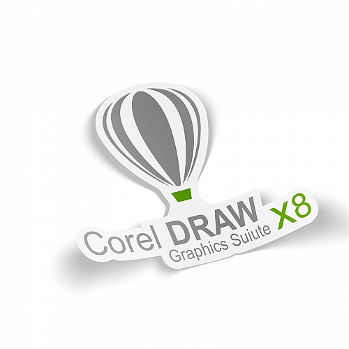Стикер Corel DRAW X8