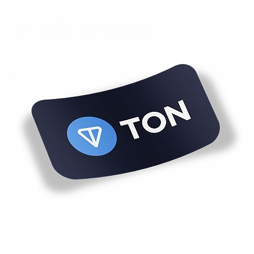 Стикер TON dark