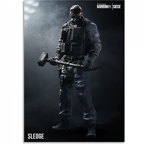 Постер Rainbow Six Sledge (большой)