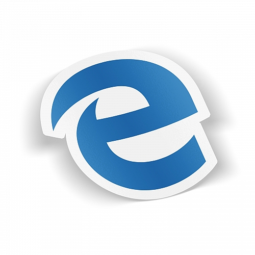 Стикер Microsoft Edge