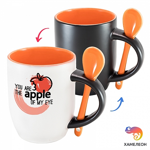 Кружка хамелеон You are the Apple of my Eye