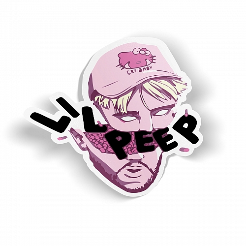 Стикер Lil Peep (Pink)