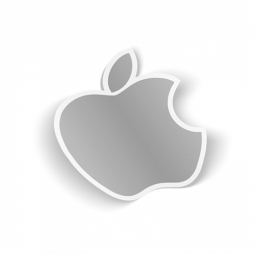 Стикер Apple gray