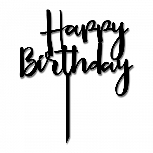 Топпер Happy Birthday