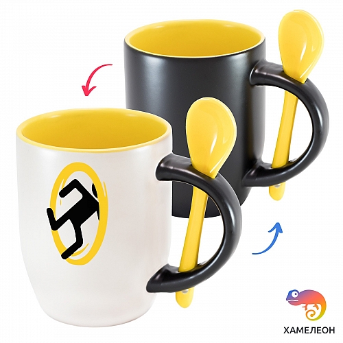 Кружка хамелеон Portal