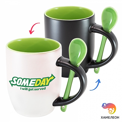 Кружка хамелеон Someday i will get served