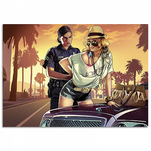 Постер Grand Theft Auto III (большой)