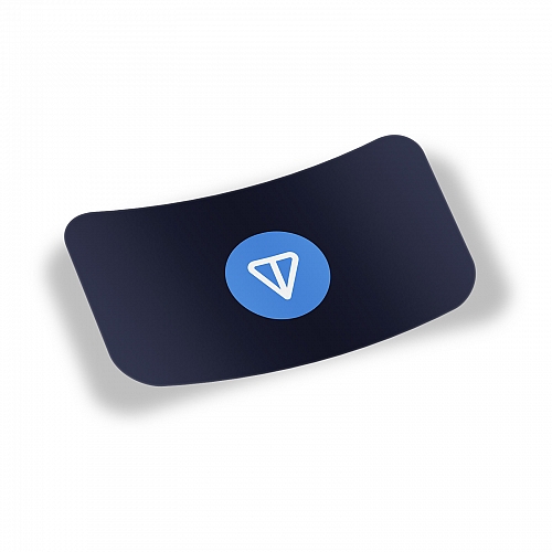 Стикер TON logo dark