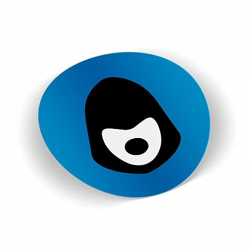 Стикер Digital Resistance Dog