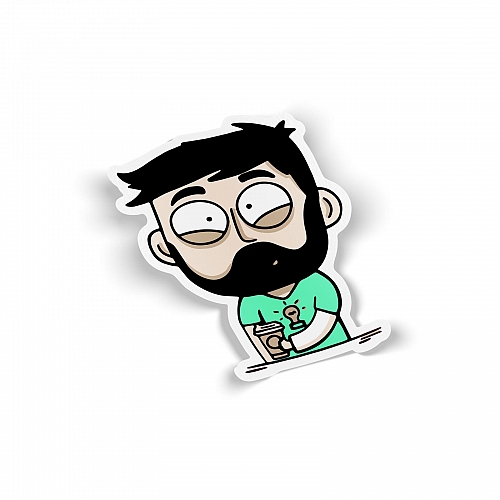 Стикер Кофегетик