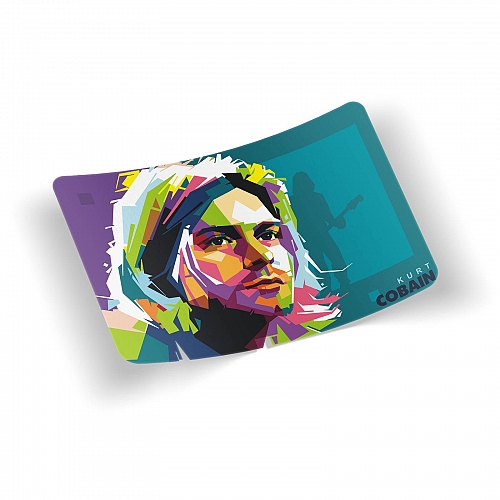 Стикер Kurt Cobain art