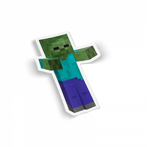 Стикер Minecraft Zombie