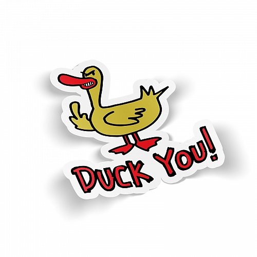 Стикер Duck You!