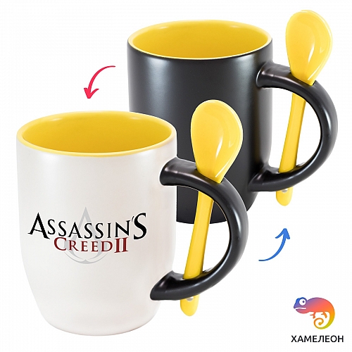 Кружка хамелеон Assassin's Creed II