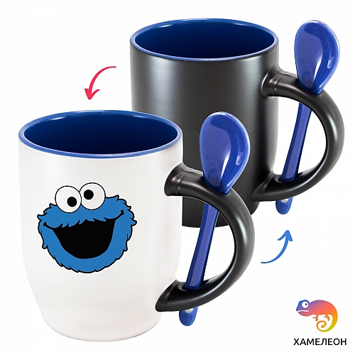 Кружка хамелеон Cookie Monster Peeper