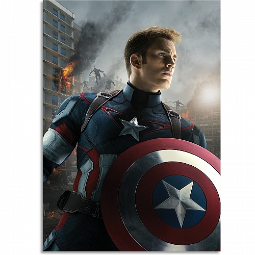Постер Капитан Америка (большой)