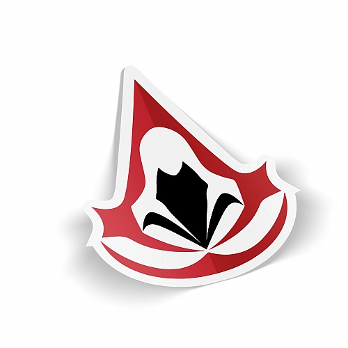 Стикер Assassin's Creed Red