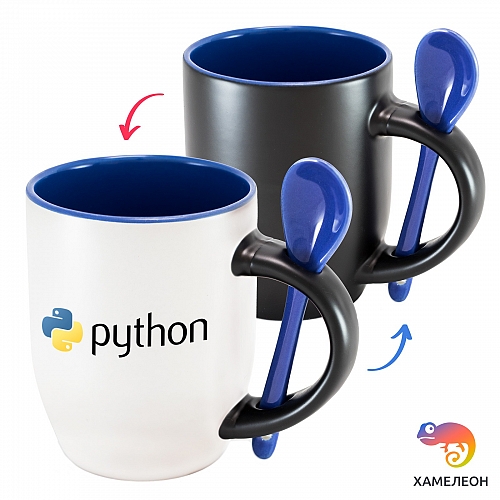 Кружка хамелеон Python