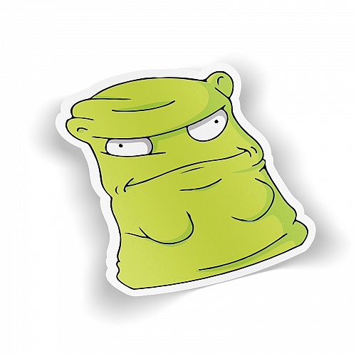 Стикер Melted Kuchi Kopi Green