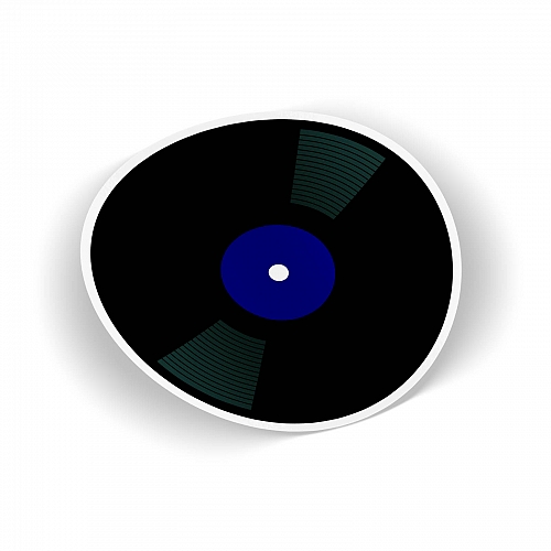 Стикер Vinyl Record #3