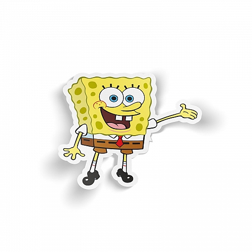 Стикер Spongebob welcome