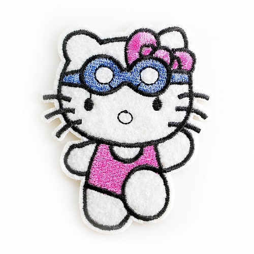 Нашивка Hello Kitty в очках