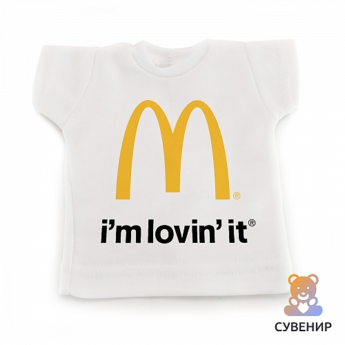 Сувенирная футболка Im Loving It