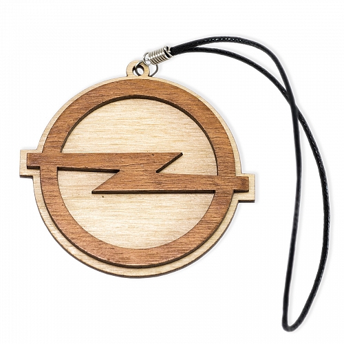 Брелок из дерева Opel