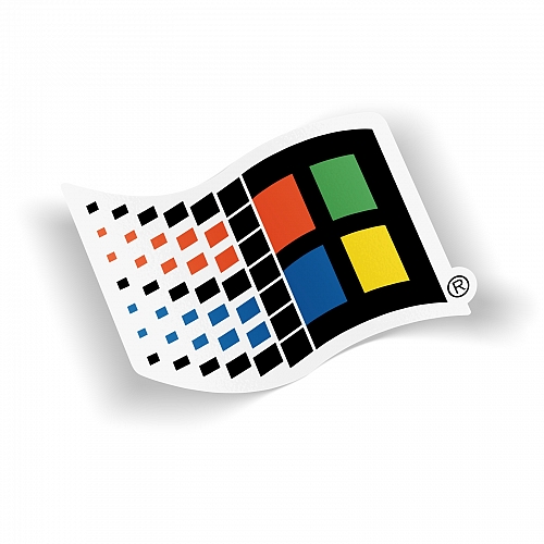 Стикер Microsoft Windows 98