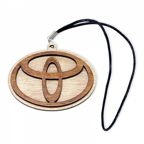 Брелок из дерева Toyota