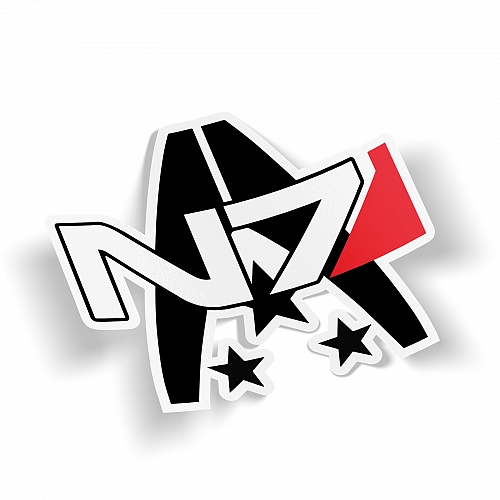 Стикер Mass Effect N7 (лого)