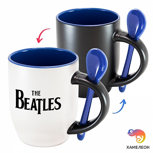 Кружка хамелеон The Beatles
