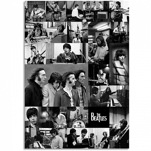 Постер The Beatles (коллаж)