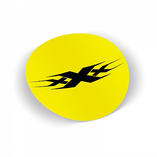Стикер xXx (желтый)