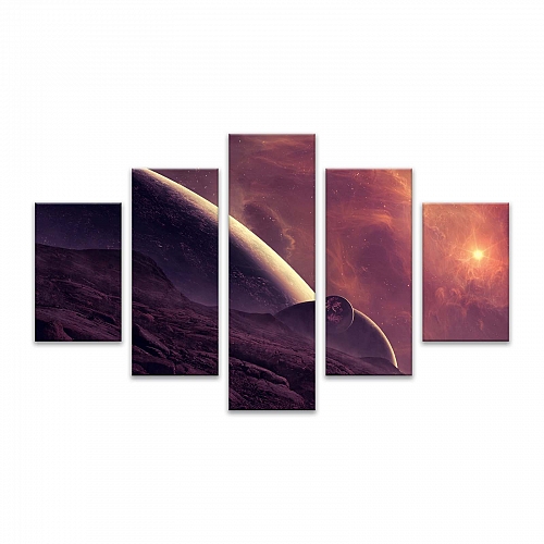Модульная картина Космос