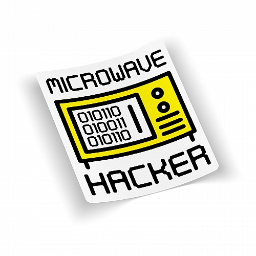 Стикер Мicrowave Hacker