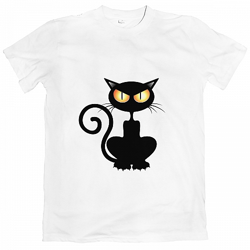 Футболка Черный котик