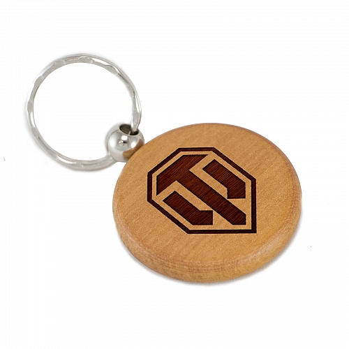Брелок World of Tanks из дерева
