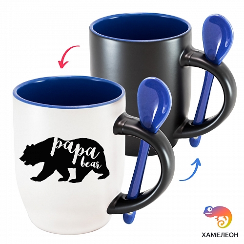 Кружка хамелеон Papa Bear