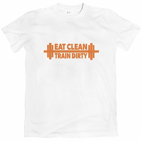 Футболка Eat Clean Train Dirty