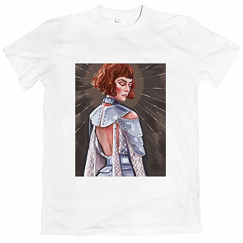 Футболка Зендея в образе Жанны дАрк