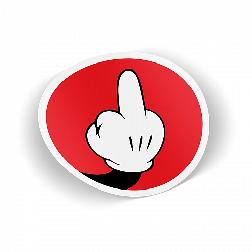 Стикер Fuck Micky