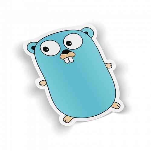 Стикер Gopher Golang