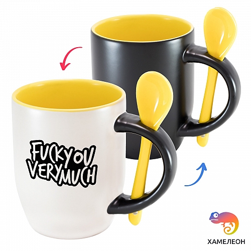 Кружка хамелеон Fuck you very much