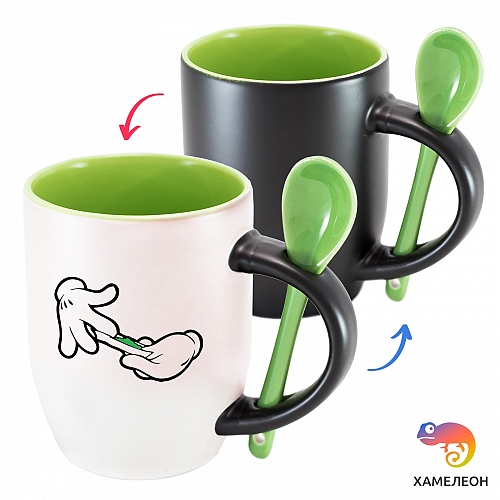 Кружка хамелеон Косячок