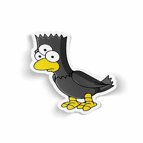 Стикер Bart Simpson - Трёхглазый ворон