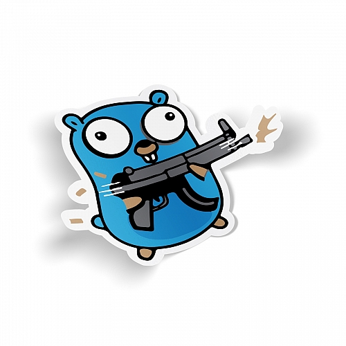 Стикер Golang AK-47