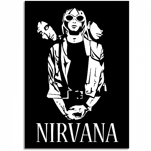 Постер Nirvana Illustration